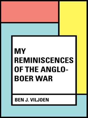 cover image of My Reminiscences of the Anglo-Boer War